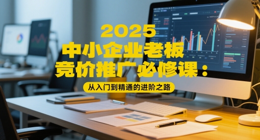 2025中小企业老板竞价推广必修课：从入门到精通的进阶之路-91资源站