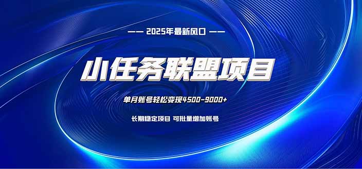 小任务联盟项目：一台电脑每天只需10分钟，轻松简单稳定 - 91资源站-91资源站