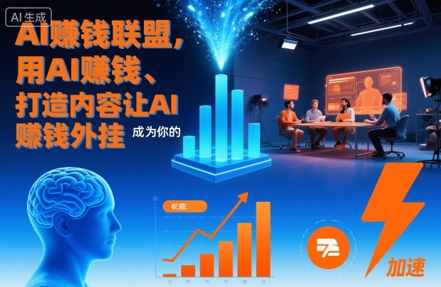 AI賺钱联盟，用AI賺钱、打造内容让AI成为你的賺钱外挂 - 91资源站-91资源站