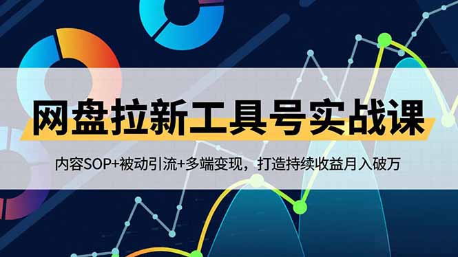 网盘拉新工具号实战课，内容SOP+被动引流+多端变现，打造持续收益月入破万-91资源站