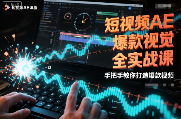 短视频AE爆款视觉全实战课,手把手教你打造爆款视频-91资源站