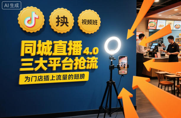 同城直播实操班4.0,三大平台抢流,为门店插上流量的翅膀-91资源站
