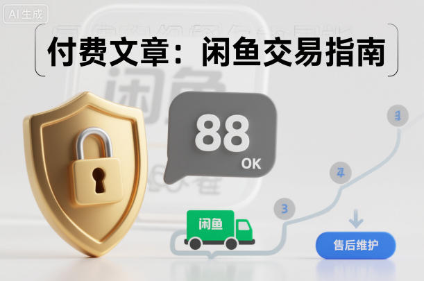 付费文章:闲鱼交易指南,怎么才能降低被坑被马扁的概率-91资源站