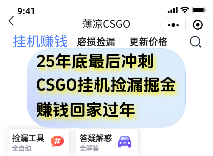 用CSGO游戏挂机捡漏掘金赚钱掘金,一部手机轻松日入500+-91资源站