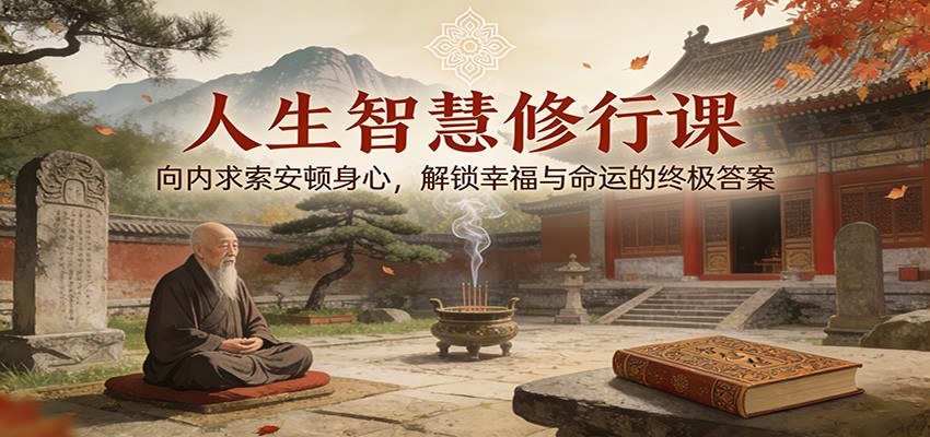 人生智慧修行课:向内求索安顿身心,解锁幸福与命运的终极答案 - 91资源站-91资源站