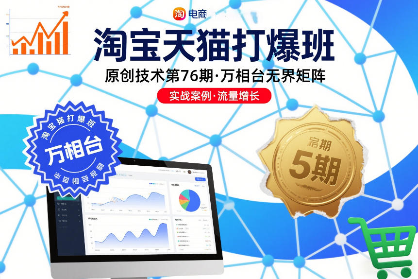 淘宝天猫打爆班原创技术第76期，万相台无界矩阵 - 91资源站-91资源站