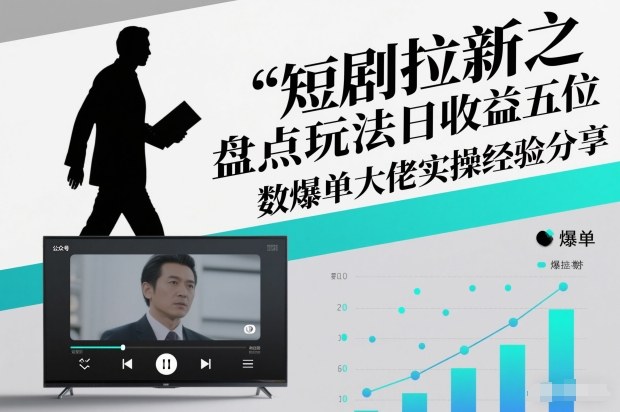 短剧拉新之盘点玩法日收益五位数爆单大佬实操经验分享 - 91资源站-91资源站