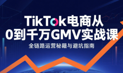 三千老师·TikTok电商从0到千万GMV实战课(更新) - 91资源站-91资源站