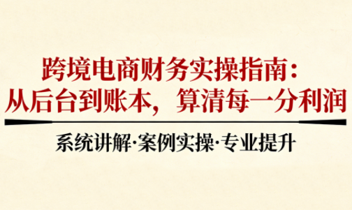 2025跨境电商财务实操指南 - 91资源站-91资源站