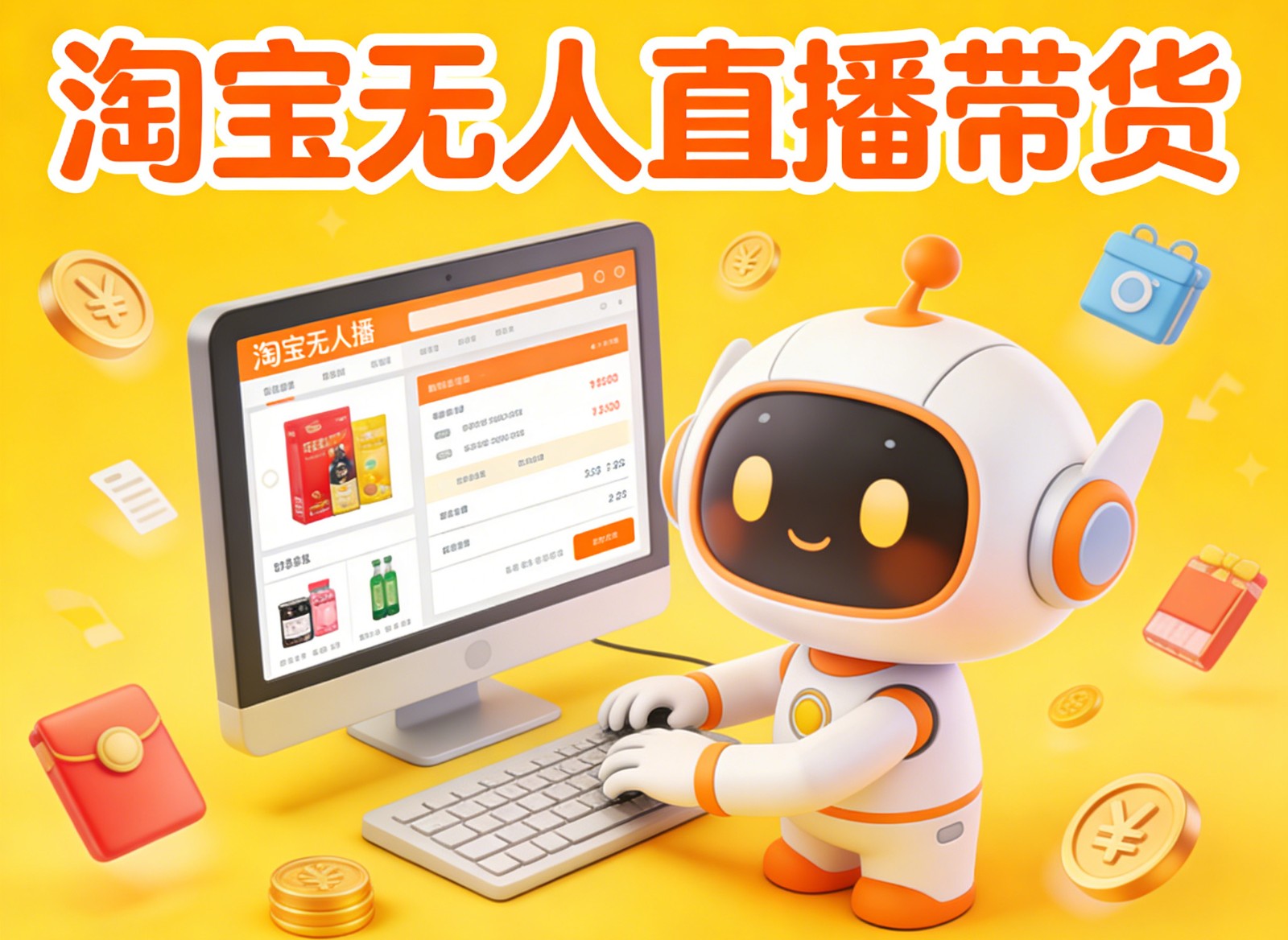 淘宝无人直播带货，24小时自动卖货，月佣金1W+，不违规不封号，不用露脸 - 91资源站-91资源站