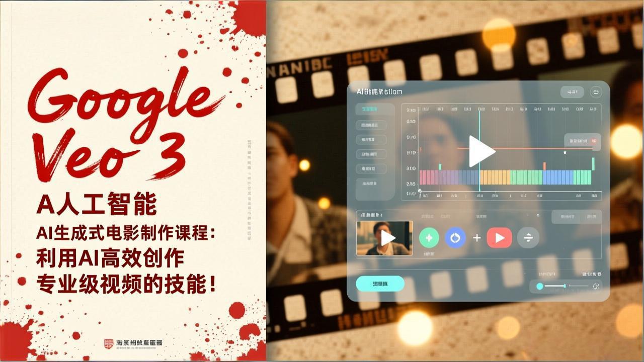 Google Veo 3人工智能AI生成式电影制作课程：利用AI高效创作专业级视频的技能！ - 91资源站-91资源站