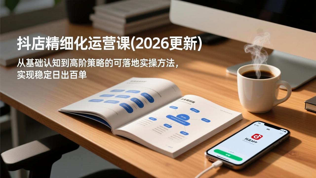 抖店精细化运营课(2026更新 - 91资源站-91资源站