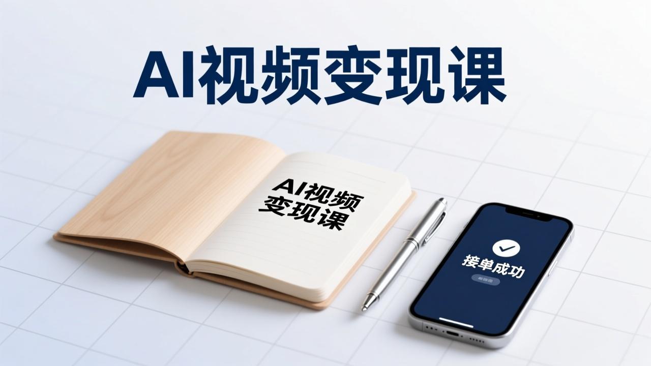 AI视频变现课，学完即可创作短片、接商单，实现副业增收，单项目报价可达千元 - 91资源站-91资源站