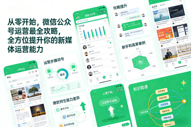 从零开始，微信公众号运营最全攻略，全方位提升你的新媒体运营能力 - 91资源站-91资源站