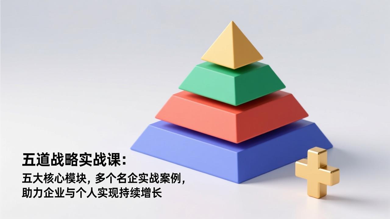 五道战略实战课：五大核心模块，多个名企实战案例，助力企业与个人实现持续增长 - 91资源站-91资源站