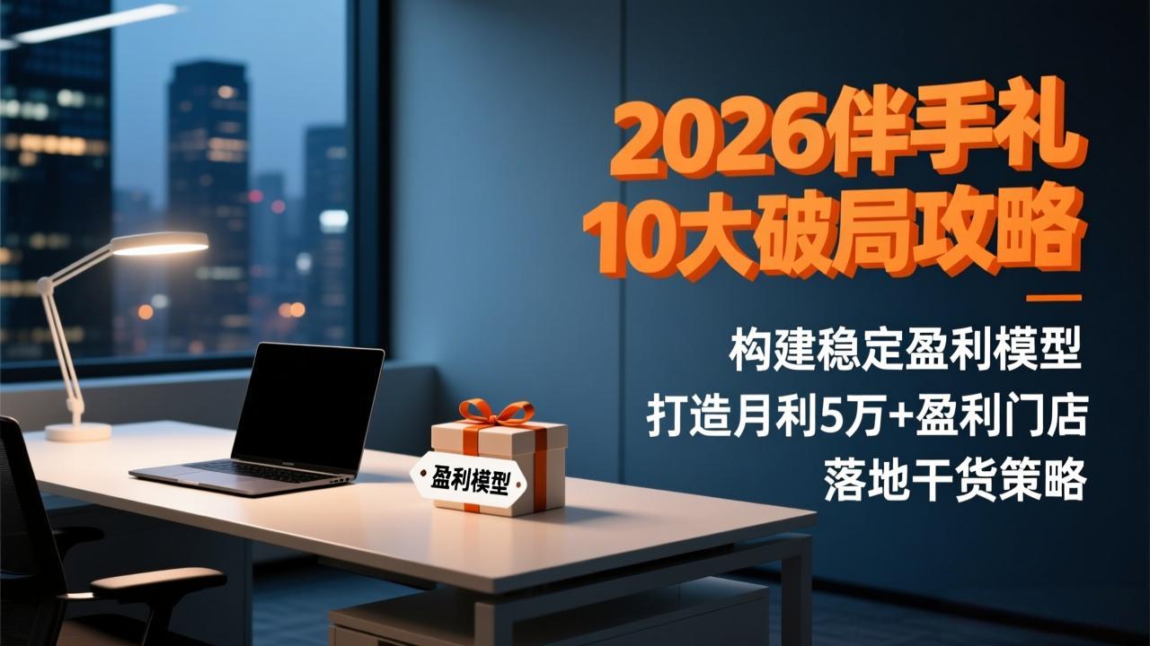 2026伴手礼10大破局攻略：构建稳定盈利模型，打造月利5万+盈利门店，落地干货策略 - 91资源站-91资源站