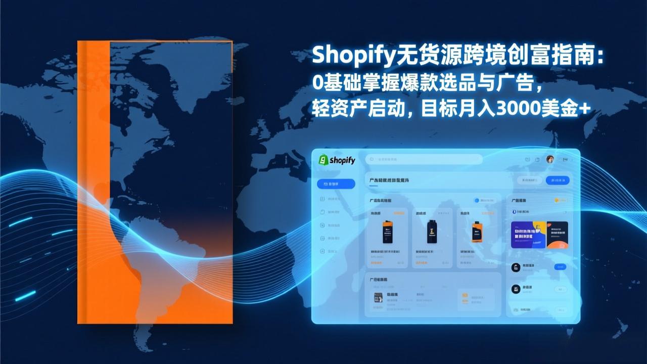 Shopify爆款打法实战：从选品到广告投放，复制爆款模型，驱动独立站月销售额破万刀-91资源站