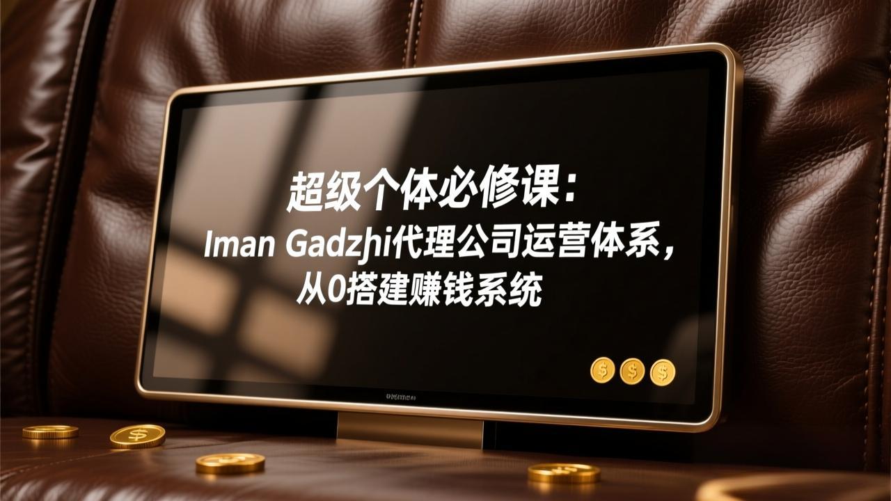超级个体必修课:Iman Gadzhi代理公司运营体系,从0搭建赚钱系统-91资源站
