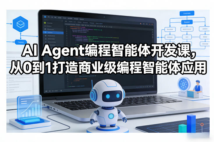 AI Agent编程智能体开发课，从0到1打造商业级编程智能体应用 - 91资源站-91资源站