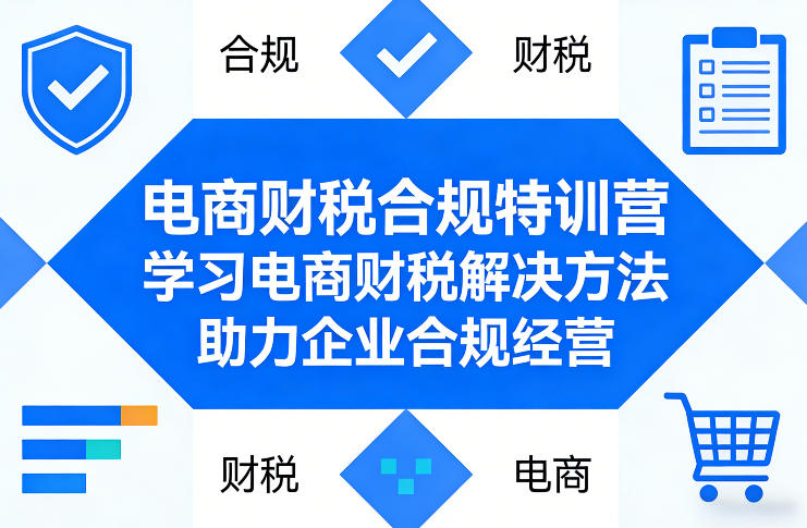 电商财税合规特训营，学习电商财税解决方法，助力企业合规经营 - 91资源站-91资源站