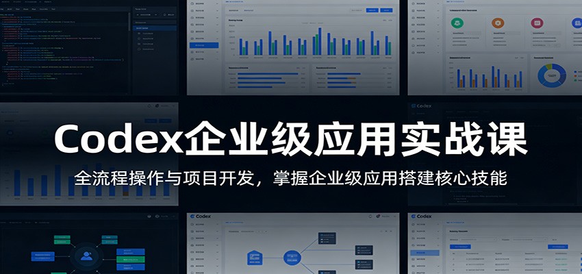 Codex企业级应用实战课：全流程操作与项目开发，掌握企业级应用搭建核心技能-91资源站