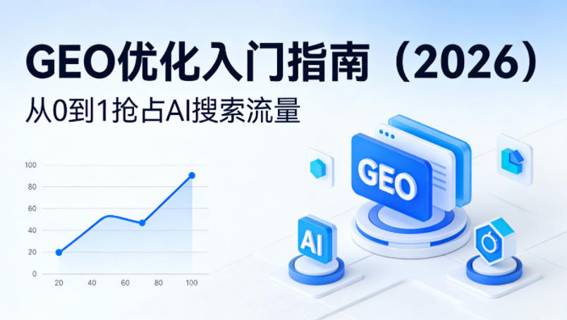 【最新】GEO优化入门指南(2026),从0到1抢占AI搜索流量-91资源站