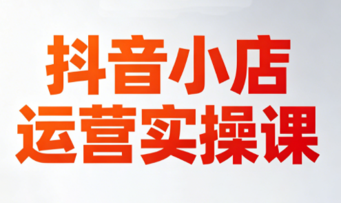 李老师·抖音小店运营实操课(更新2026) - 91副业网-91副业网
