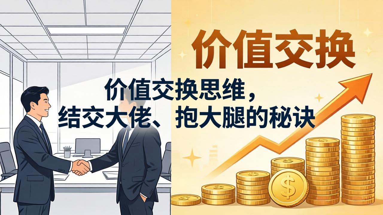 某付费文章：价值交换思维，结交大佬、抱大腿的秘诀-91副业网