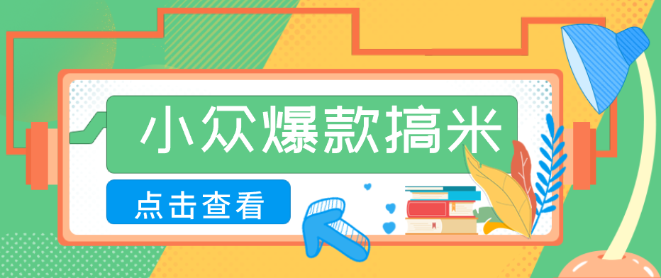 适合普通人的小众爆款搞米赛道，制作极其简单，月收益5000+ - 91副业网-91副业网