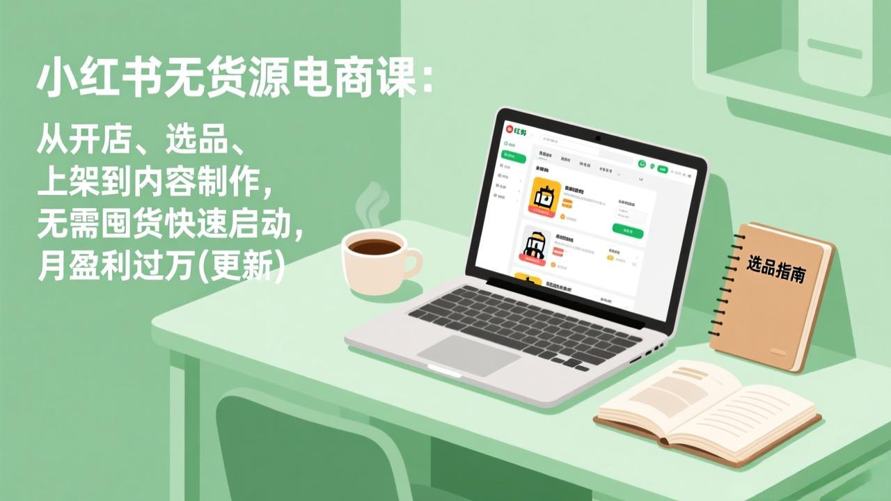 小红书无货源电商课(5月12更新 - 91副业网-91副业网