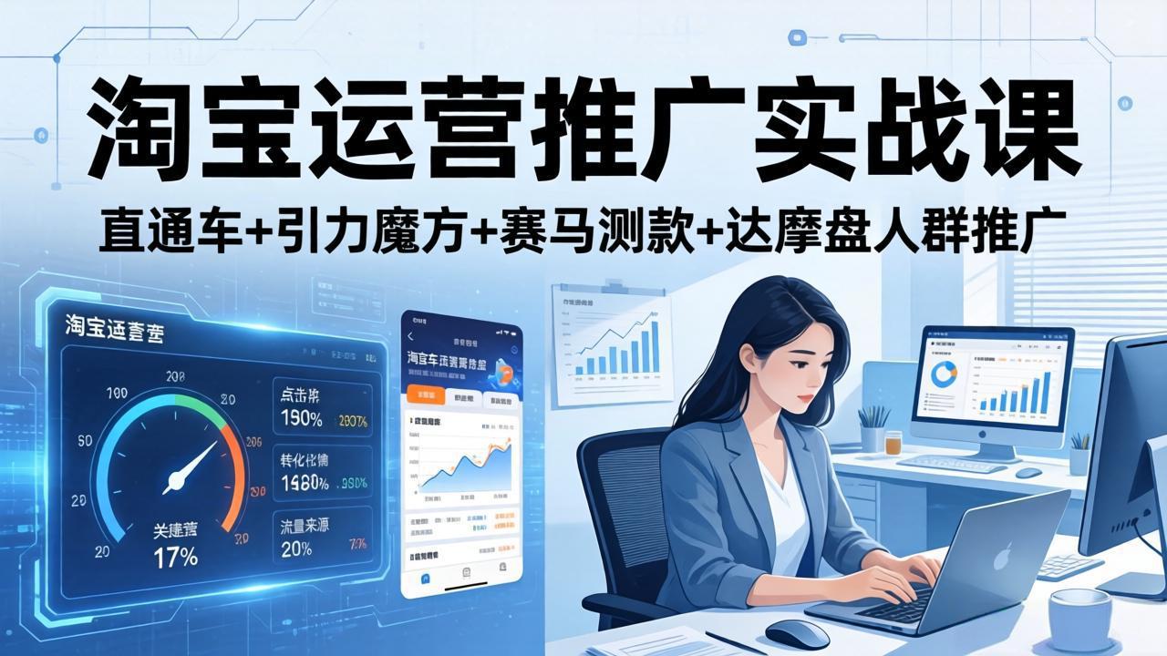 淘宝运营推广实战课(更新26年4月-91副业网