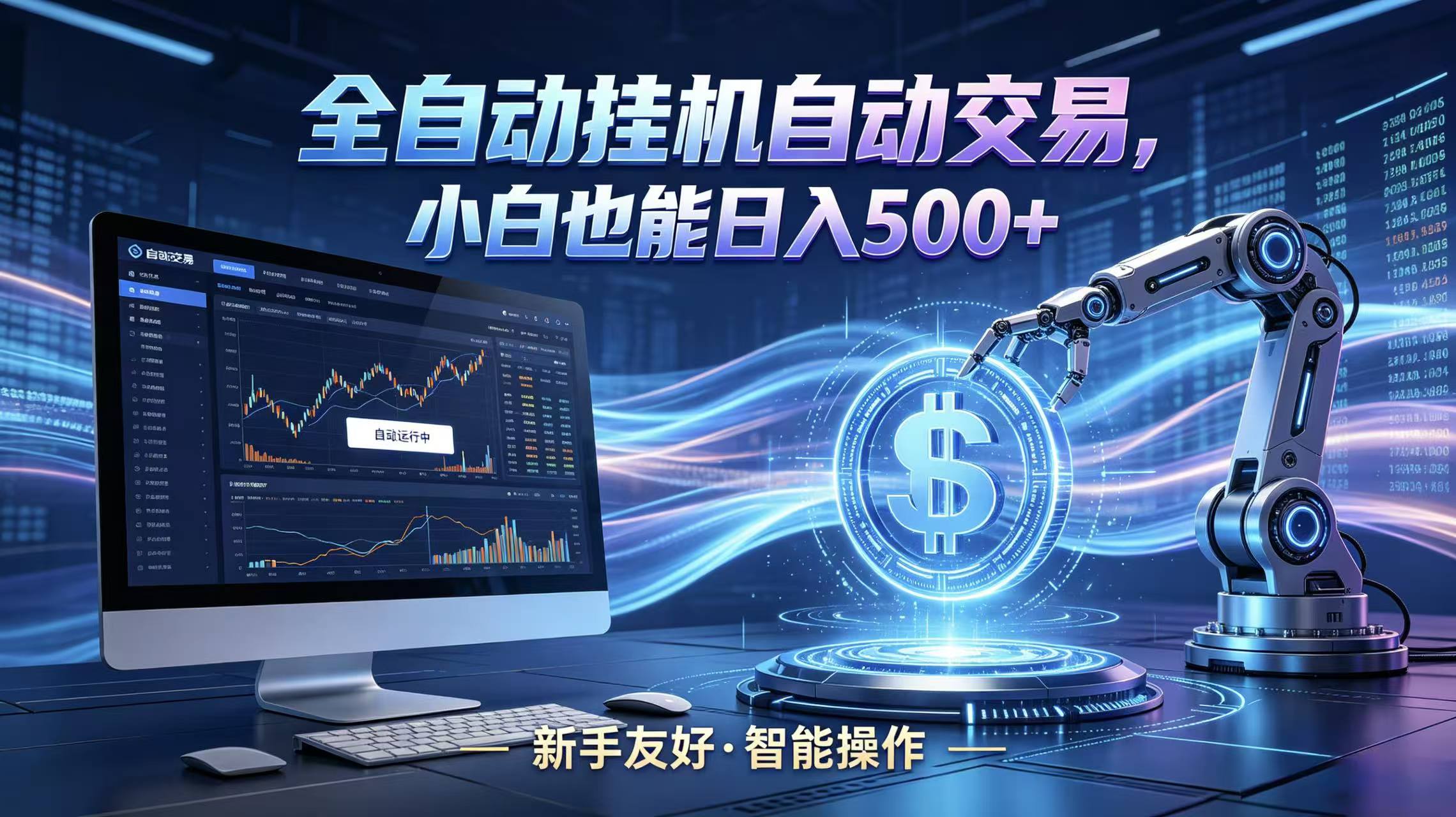 全新智能化交易助手，傻瓜式操作，小白也能快速上手，轻松实现日入500+ - 91副业网-91副业网