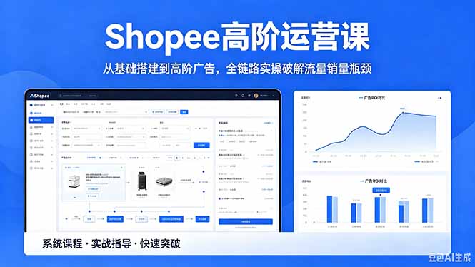 Shopee高阶运营课-2026年5月更新，从基础搭建到高阶广告，全链路实操破解流量销量瓶颈 - 91副业网-91副业网
