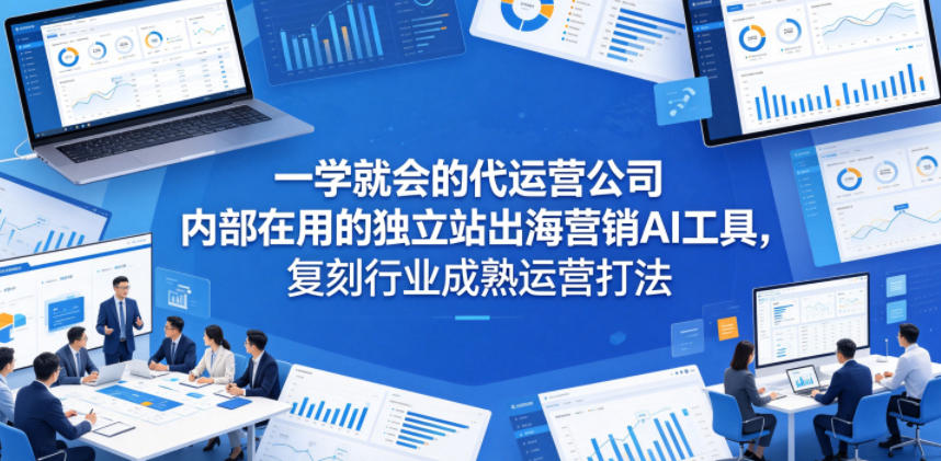 一学就会的代运营公司内部在用的独立站出海营销AI工具,复刻行业成熟运营打法-91副业网