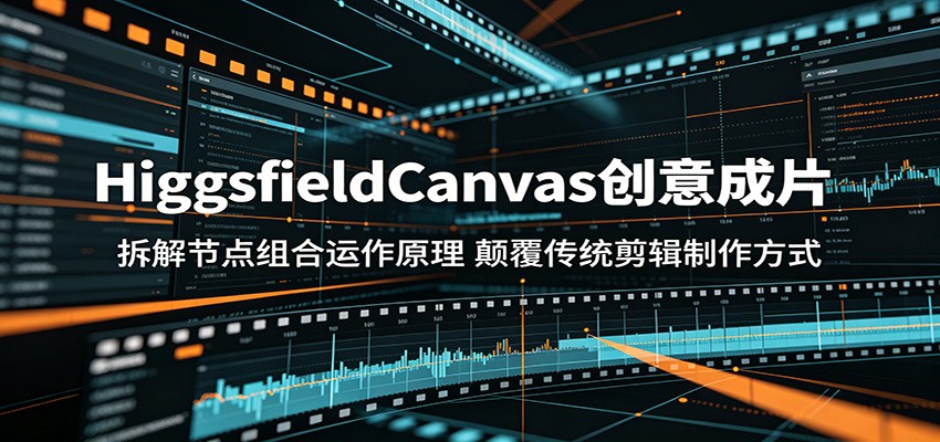 HiggsfieldCanvas创意成片：拆解节点组合运作原理，颠覆传统剪辑制作方式 - 91副业网-91副业网