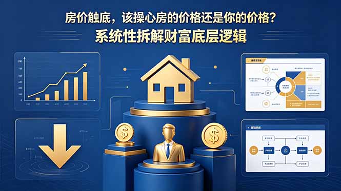 付费文章：房价触底，该操心房的价格还是你的价格？系统性拆解财富底层逻辑 - 91副业网-91副业网