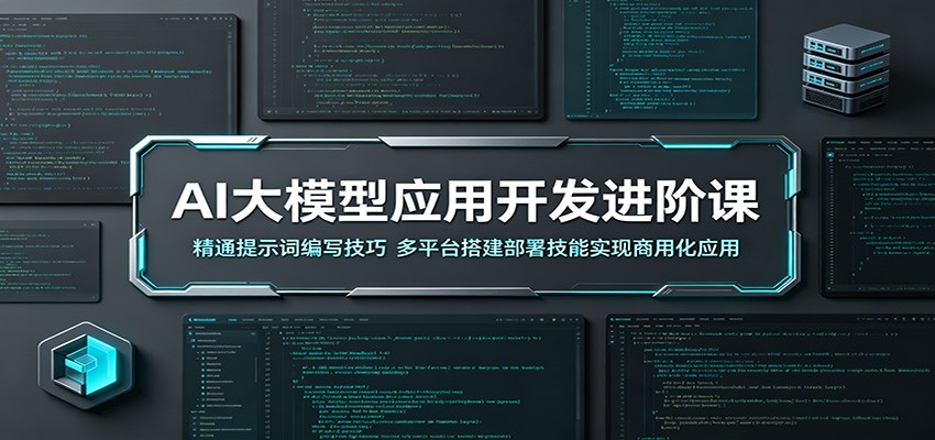 AI大模型应用开发进阶课:精通提示词编写技巧,多平台搭建部署技能实现商用化应用-91副业网