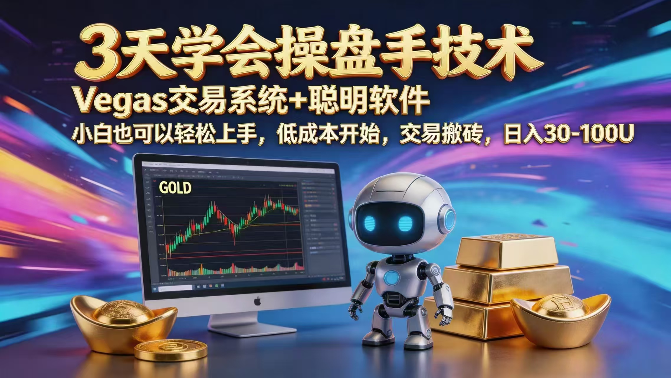 三天学会操盘手技术,vegas技术+聪明软件,小白也可以轻松上手,日入1000+-91副业网