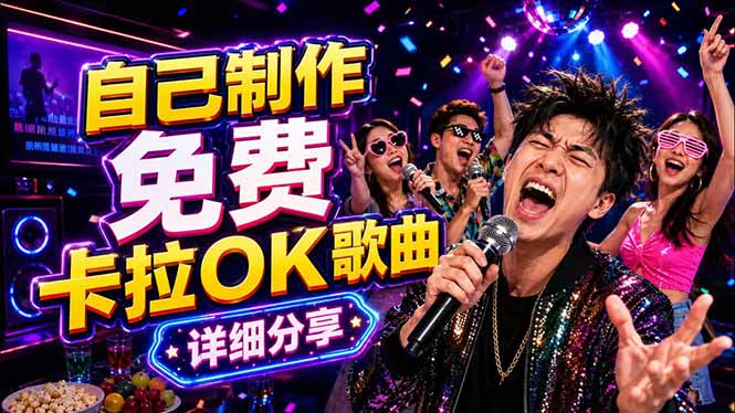 免费卡拉OK歌曲制作全攻略：音轨分离字幕制作，零基础快速做出专业K歌视频 - 91副业网-91副业网