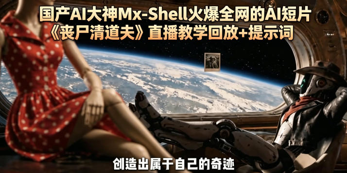 国产AI大神Mx-Shell火爆全网的AI短片《丧尸清道夫》直播教学回放+提示词 - 91副业网-91副业网
