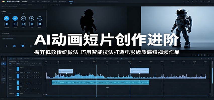 AI动画短片创作进阶：摒弃低效传统做法，巧用智能技法打造电影级质感短视频作品 - 91副业网-91副业网