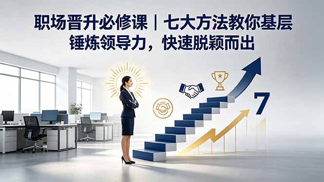 付费文章：职场晋升必修课｜七大方法教你基层锤炼领导力，快速脱颖而出 - 91副业网-91副业网