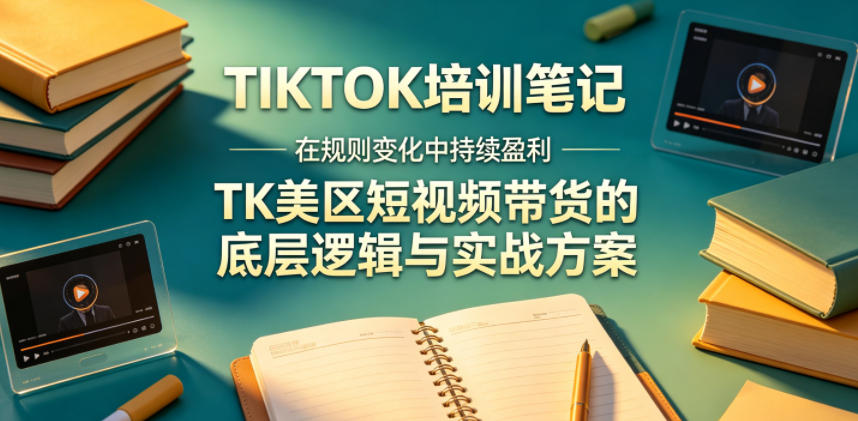 视界跨境TIKTOK4月17培训笔记，在规则变化中持续盈利，TK美区短视频带货的底层逻辑与实战方案【文档】-91副业网
