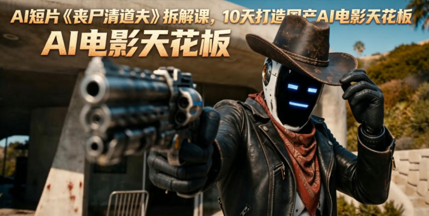 AI短片《丧尸清道夫》拆解课，10天打造国产AI电影天花板 - 91副业网-91副业网