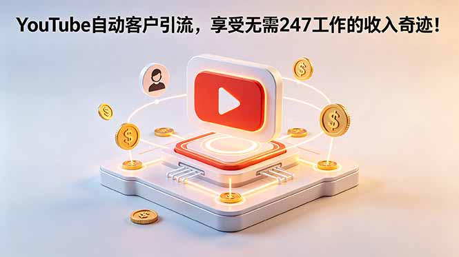 YouTube 自动客户引流,享受无需 247 工作的收入奇迹!【原创双语字幕】-91副业网