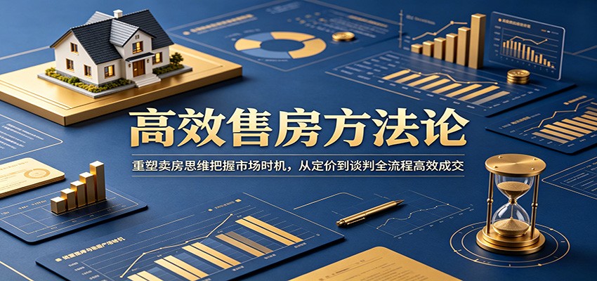 高效售房方法论:重塑卖房思维把握市场时机,从定价到谈判全流程高效成交-91副业网