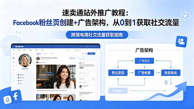 速卖通站外推广教程:Facebook粉丝页创建+广告架构,从0到1获取社交流量-91副业网