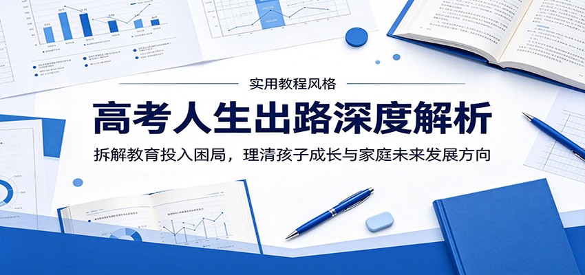 高考人生出路深度解析：拆解教育投入困局，理清孩子成长与家庭未来发展方向-91副业网