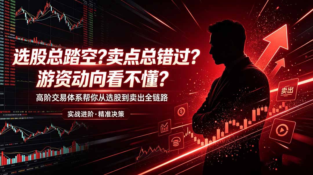 选股总踏空？卖点总错过？游资动向看不懂？高阶交易体系帮你从选股到卖出全链路(更新6月-91副业网