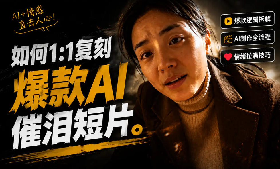 豆包+Gemini生成真人AI短剧-拆解复刻百万爆款第一人称短片，一站式讲透爆款复刻全流程-91副业网